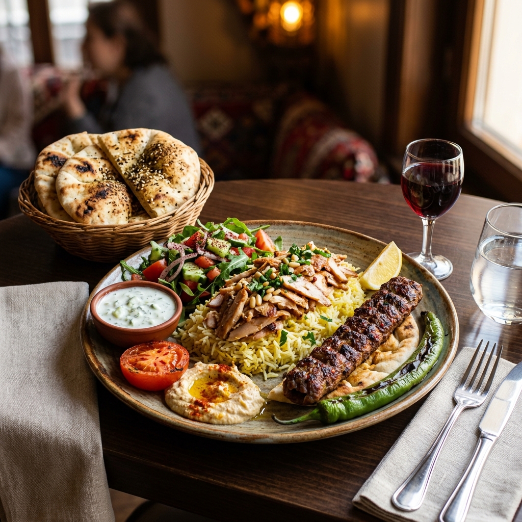 Chicken Shish And Chicken Shawarma