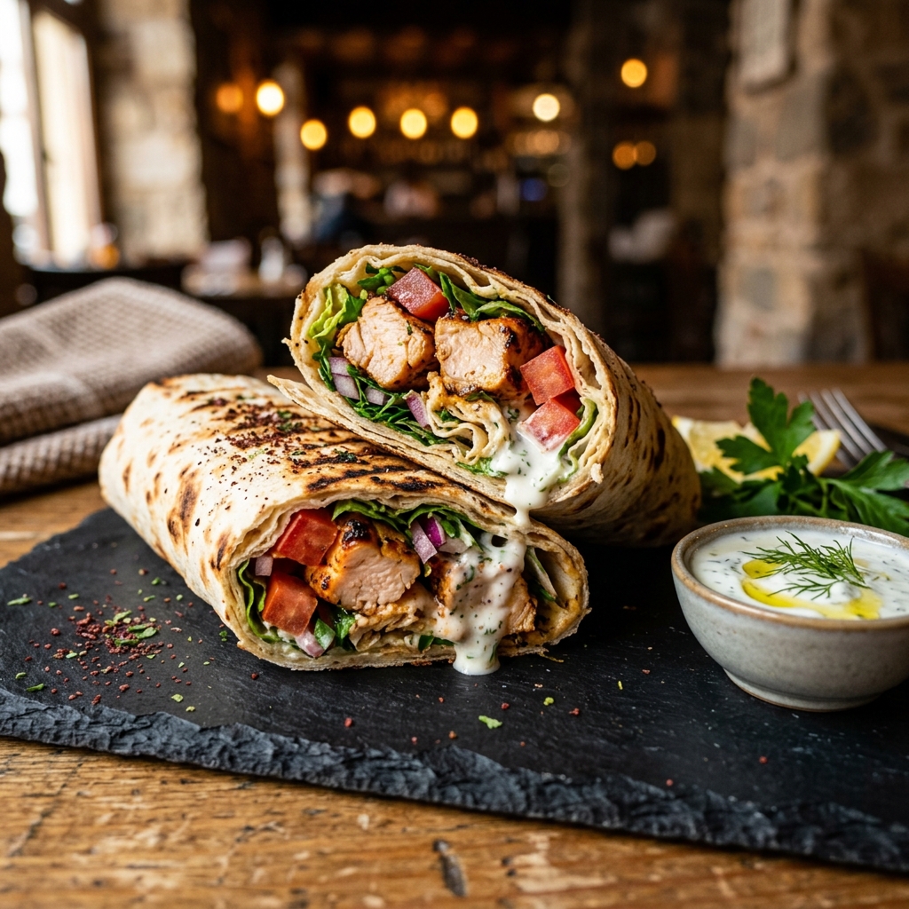 Chicken Shish Wrap